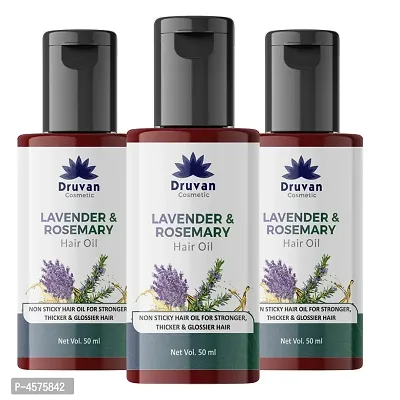 Lavender Rosemary Hair Oil For Healthy Hair - Pack Of 3 (50 ml)