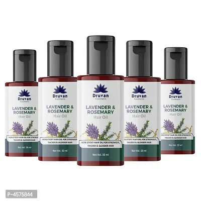 Lavender Rosemary Hair Oil For Healthy Hair - Pack Of 5 (50 ml)