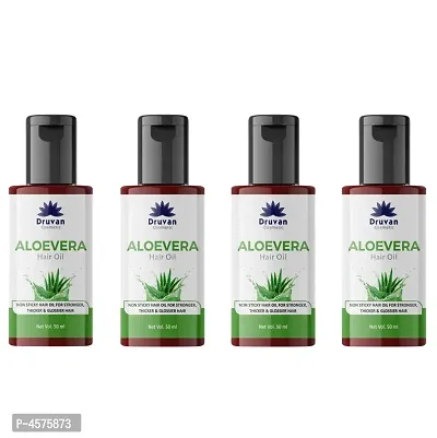 Cosmetic Aloevera Oil For Hair Growth - Pack Of 4 (50 ml)
