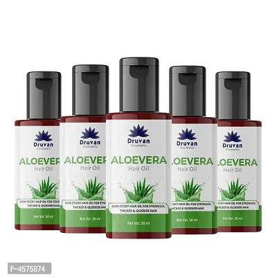 Cosmetic Aloevera Oil For Hair Growth - Pack Of 5 (50 ml)