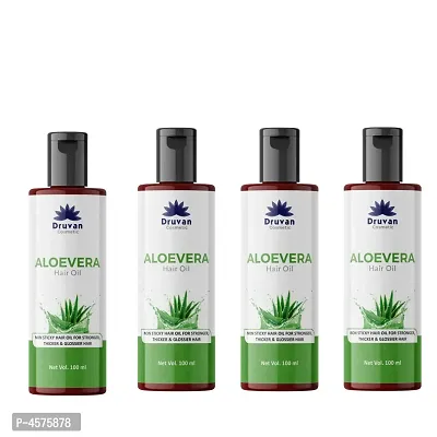 Cosmetic Aloevera Oil For Hair Growth - Pack Of 4 (100 ml)