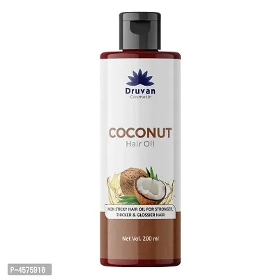 Coconut Oil Hair Oil For Hair Stimulant, Mineral Oil, Silicones And Parabens  (200 ml)