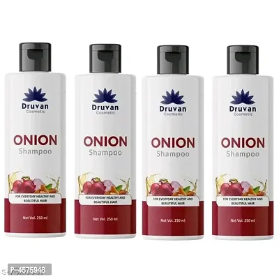 Onion Shampoo For Hair Growth - Pack Of 4 (250 ml)