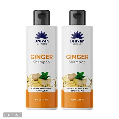 Ginger Shampoo For Hair Growth - Pack Of 2 (250 ml)
