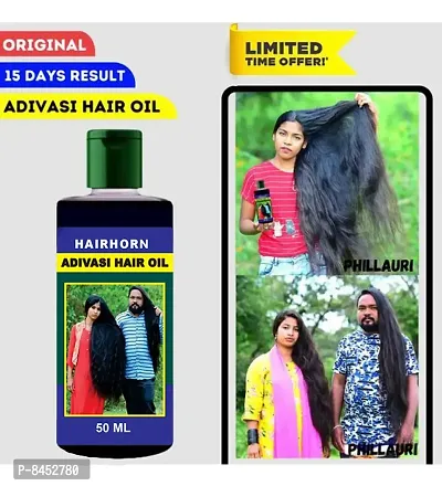 Hairhorn  Hair Care Aadivasi Best Hair Growth Oil Hair Oilnbsp;50 ml , Pack Of 2