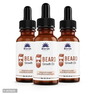 Beard Growth Oil For Men-Pack of 3 - 30 ml-thumb0