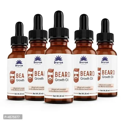 Beard Growth Oil For Men-Pack of 5 - 30 ml-thumb0