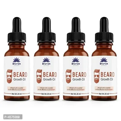 Beard Growth Oil For Men-Pack of 4 - 30 ml-thumb0
