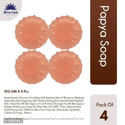 druvan papaya soap (pack of 4)-thumb0