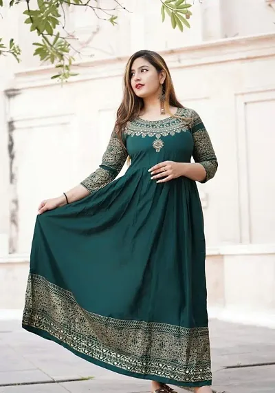 Best Selling Rayon Anarkali Kurtis