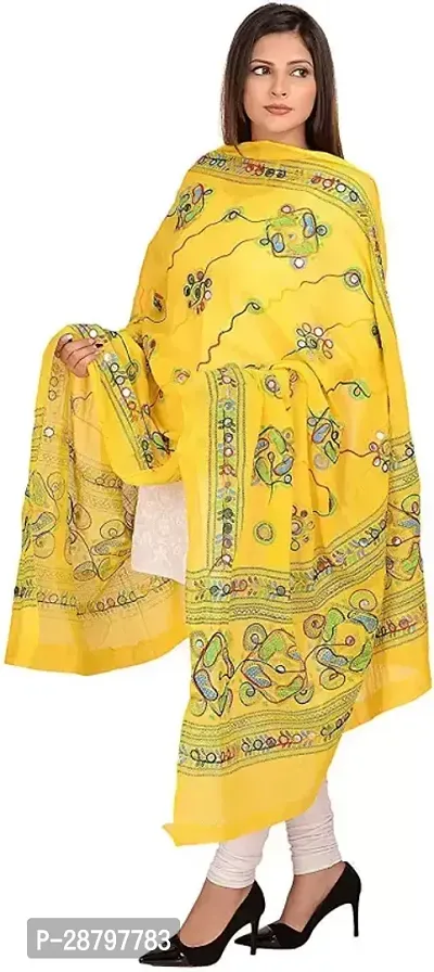 Stylish Fancy Designer Cotton Dupattas For Women-thumb0