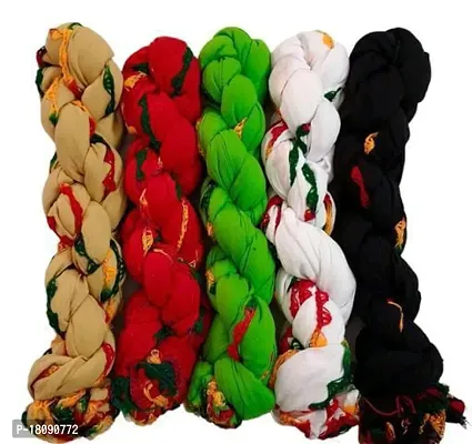Cotton dupatta for womens   ( pack of 5 )
