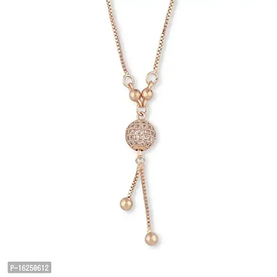 Charming Jewellery Multi Wearing CZ Round Shape Necklace Pendant Necklace Diamond Women/Girls Accessories-thumb2