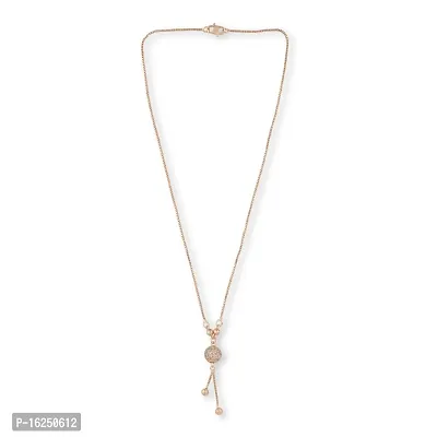 Charming Jewellery Multi Wearing CZ Round Shape Necklace Pendant Necklace Diamond Women/Girls Accessories-thumb0