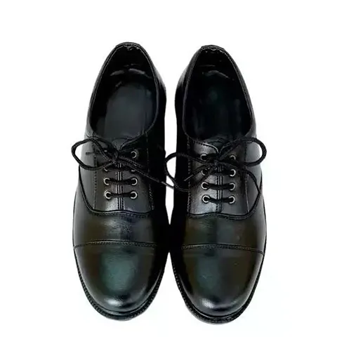Stylish Black Rubber Formal Shoes For Men