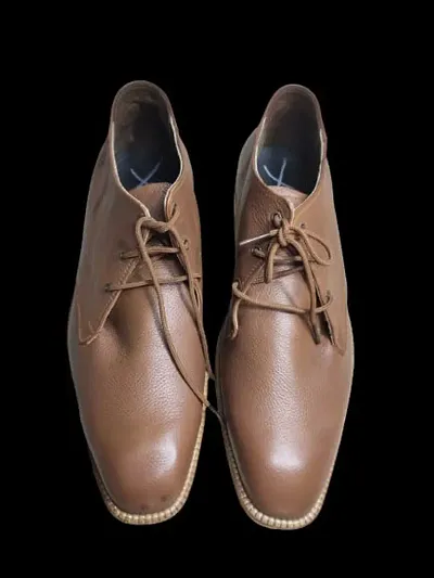 Stylish Brown Rubber Formal Shoes For Men