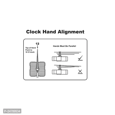 Epoxy Fusion Quartz Sweep Silent Movement Machine for Wall Clock, Wall Clock Needles Set Big (16x12x11cm), Wall Clock Machine and Hands Big (Citizen)-thumb5