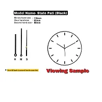 Epoxy Fusion Wall Clock Numbers and Hands, 12 Arabic Numbers with Needles, Numbers for DIY Clock Making, Needles Set for Wall Clock, Numbers Set for Clock Making (Set of 3) (Black State Pati)-thumb3