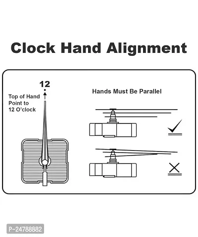 Epoxy Fusion Quartz Movement for Wall Clock (22mm), Wall Clock Machine, Machine for Wall Clock, Battery Operated Wall Clock Movement (Pack of 2)-thumb5