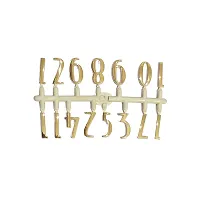 Epoxy Fusion Wall Clock Numbers and Hands, Numbers for DIY Clock Making, Numbers for Clock Resin Art, Needles Set for Wall Clock, Numbers Set for DIY Clock Making (Set of 3) (Wood Pati)-thumb4