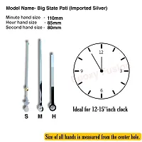 Epoxy Fusion Silent Clock Movement for Wall Clock (12mm) with Imported Needles, Wall Clock Machine, Machine for Wall Clock, Battery Operated Wall Clock Movement (Pack of 2) (Style 5)-thumb2