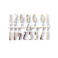 Epoxy Fusion Wall Clock Numbers and Hands, 12 Arabic Numbers with Needles, Numbers Set for DIY Clock Making, Needles for Wall Clock, Numbers Set for Clock Making (Set of 2) (Black State Pati)-thumb1
