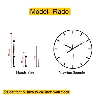 Epoxy Fusion Quartz Sweep Silent Movement Machine for Wall Clock, Wall Clock Needles Set Big, Wall Clock Machine and Hands Set Big- 23.5x11.5x16cm (MxHxS) (Rado)-thumb3