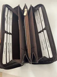 Ladies Brown leather wallet-thumb1