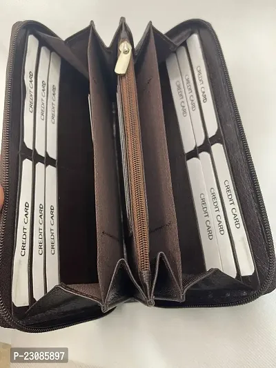 Ladies Brown leather wallet-thumb2