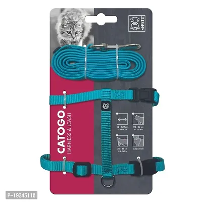 M-Pets Catago Harness and Leash Set for Cat Blue