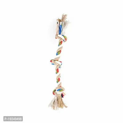FOFOS Flossy 3 Knots Rope Toy for Dog