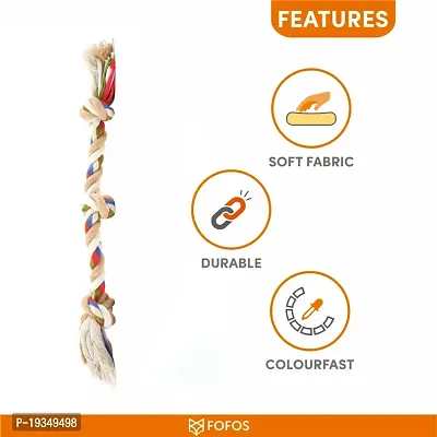 FOFOS Flossy 3 Knots Rope Toy for Dog-thumb3
