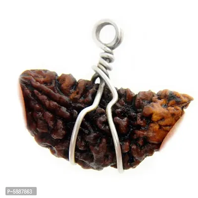 Stylish Rudraksha Silver Plated Pendant Devotional Jewellery For Men And Women-thumb4