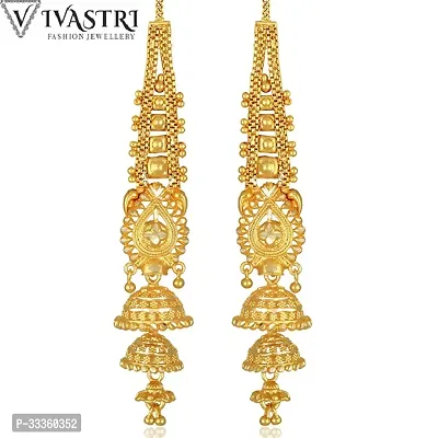 Stylish Golden Alloy Earring For Women-thumb0