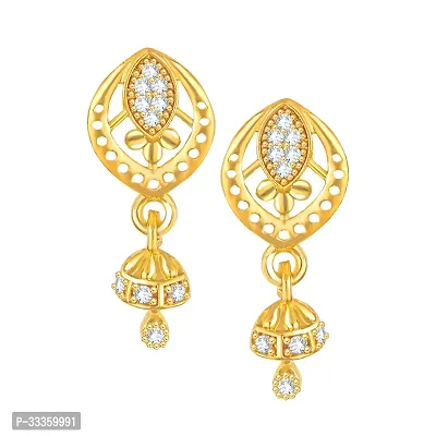 Stylish Golden Alloy Earring For Women-thumb0