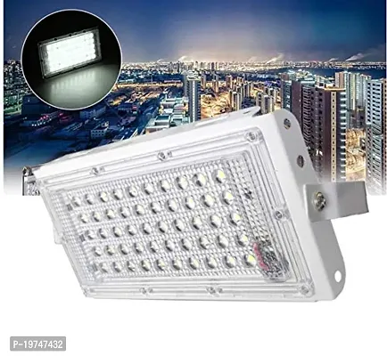 60W LED White Brick Flood Light for Outdoor (White) Pack of 1-thumb0