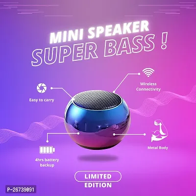 Blast Mini Boost 4 Bluetooth Wireless Speaker, Pocket Fit, Metal Body, Easy to carry (Body Color May Vary)-thumb2