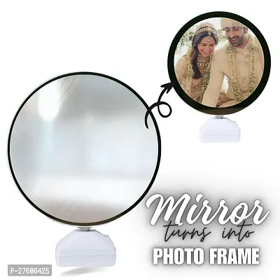 Magic Mirror Photo Frame with LED Light , Photo Gift, Birthday Gift-thumb0