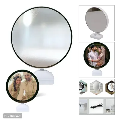 Magic Mirror Photo Frame with LED Light , Photo Gift, Birthday Gift-thumb4