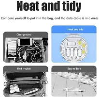Portable 60W DATA CABLE SET, Android  iOS support, 9 Multipurpose Mobile Cable Set in 1 Case kit Type C, Micro USB, iOS USB, SIM Card Holder-thumb3