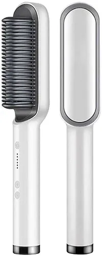 Dekeanshka? Hair Straightener Comb Brush For Men  Women  Girls, Hair Straightening and Smoothing Comb, Electric Straightener with 5 Temperature Control Comb (multicolor)-thumb3