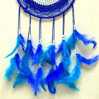 Mehruna Dream Catchers with Light Wall Hangings for Home Decor Kids Room Bedroom Livingroom Balcony Car Garden Handmade Dreamcatcher Positivity Feathers Wall Decoration Items (Set of 5, 15L x 35Hcm)-thumb4