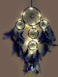 Mehruna Dream Catchers Wall Hangings for Home Decor Bedroom Livingroom Balcony Car Handmade Dreamcatcher with Lightening for Positivity Feathers Wall Decoration Items for Kids Room|20 x 1 x 40 cm-thumb1