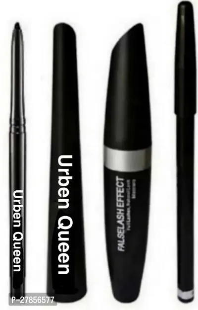 4 In 1 Kajal Mascara Eyeliner Eyebrow Pencil (4 Items In The Set)-thumb0