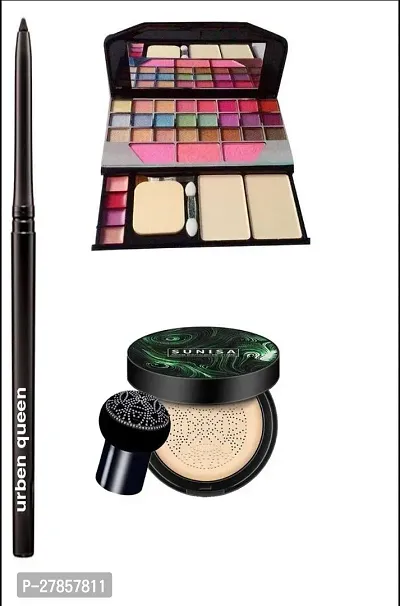 Kajal And Tya 6155 Makeup Kit And Sunisa Water Beauty And Air Cc Cream Foundation (3 Items)-thumb0