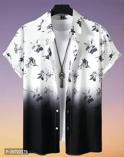 Trendy Lyocell Printed Casual Shirt For Men-thumb0