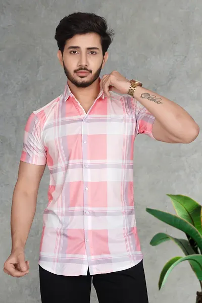 New Launched Cotton Blend Short Sleeves Casual Shirt 