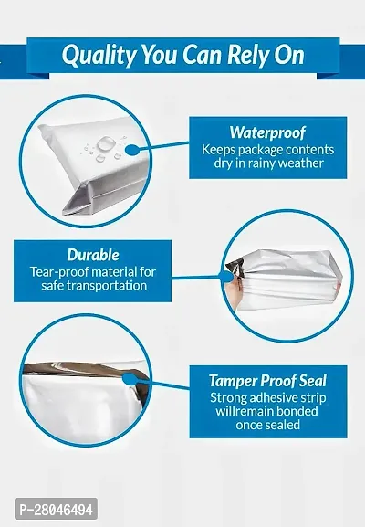 10x12 Tamper - Proof Courier Bags / Polybags with POD | Premium Quality | 52 Microns (25)-thumb2