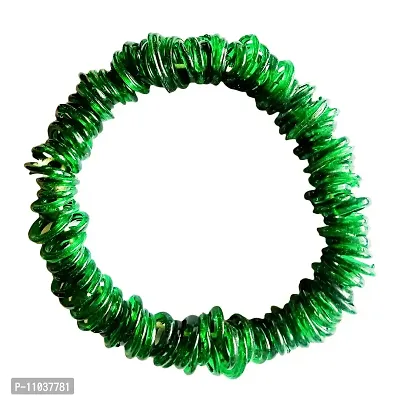 Pooja Ghar Red and Green Women's Chitti Gajulu Bangles | Maata Bangles Set for Navratri Puja | Small Bangles for Lakshmi Pooja | Durga Mata Puja Bangles | Pack Of 2 (Per Pack Count 90 - 100)-thumb3