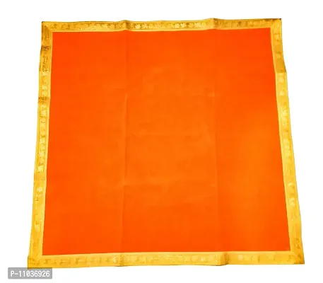 Pooja Ghar Premium Velvet Aasan Cloth (Pack of 2) (40*40)-thumb3